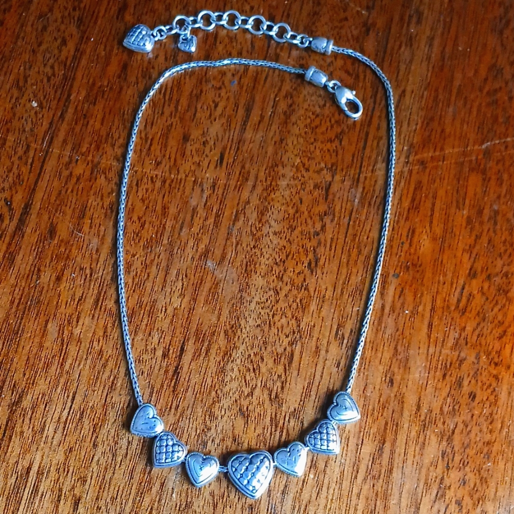Brighton ❤️ Heart Necklace! Silver, with superior attention to detail